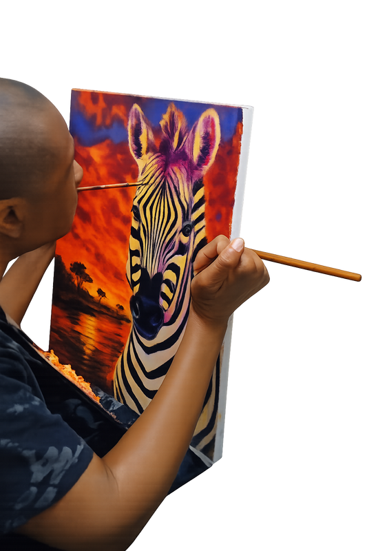 HOW I LEARNED TO PAINT WITH MY MOUTH